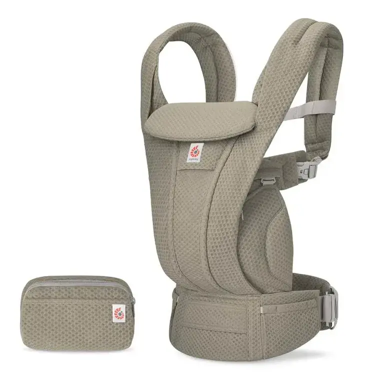 Ergobaby Omni Deluxe Mesh Draagzak - Soft Olive
