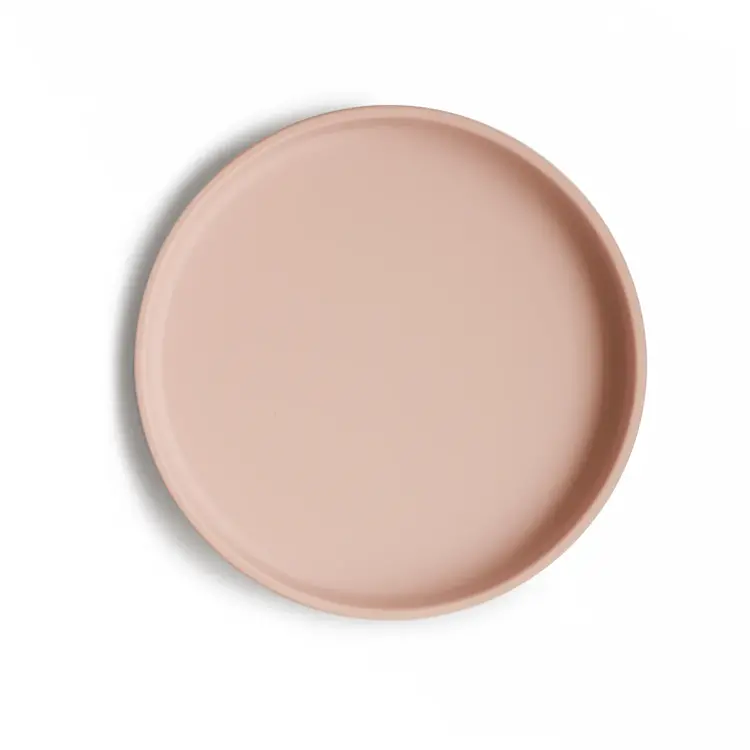 Mushie Siliconen Bord - Blush