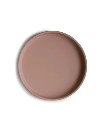 Mushie Siliconen Bord - Cloudy Mauve