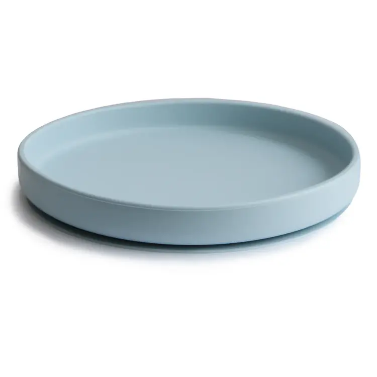 Mushie Silicone Plate - Powder Blue