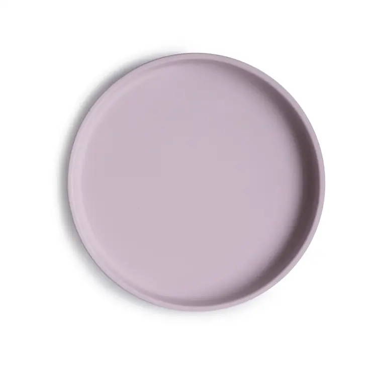 Mushie Silicone Plate - Soft Lilac
