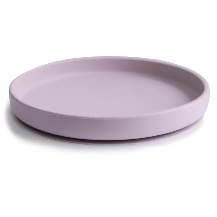 Mushie Silicone Plate - Soft Lilac