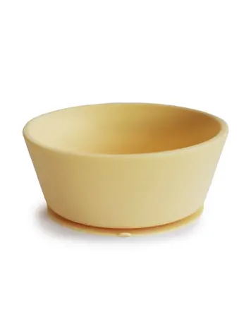 Mushie Siliconen Kom - Pale Daffodil