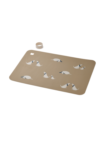 Liewood Jude Placemat - Dog/Oat mix