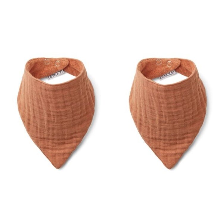 Liewood Andrea Slabbetje 2-pack - Tuscany Rose