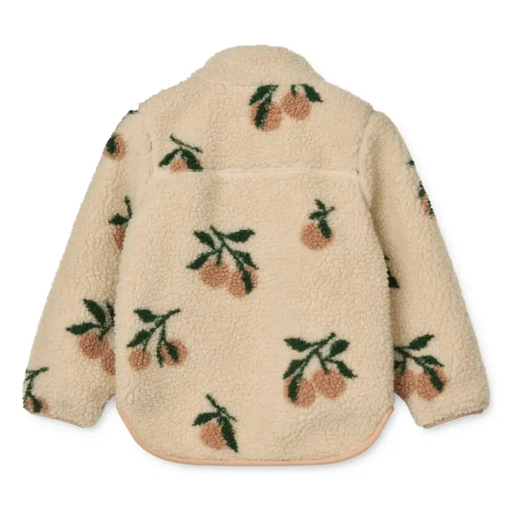 Liewood Nolan Pile Jacket - Peach/Sea Shell