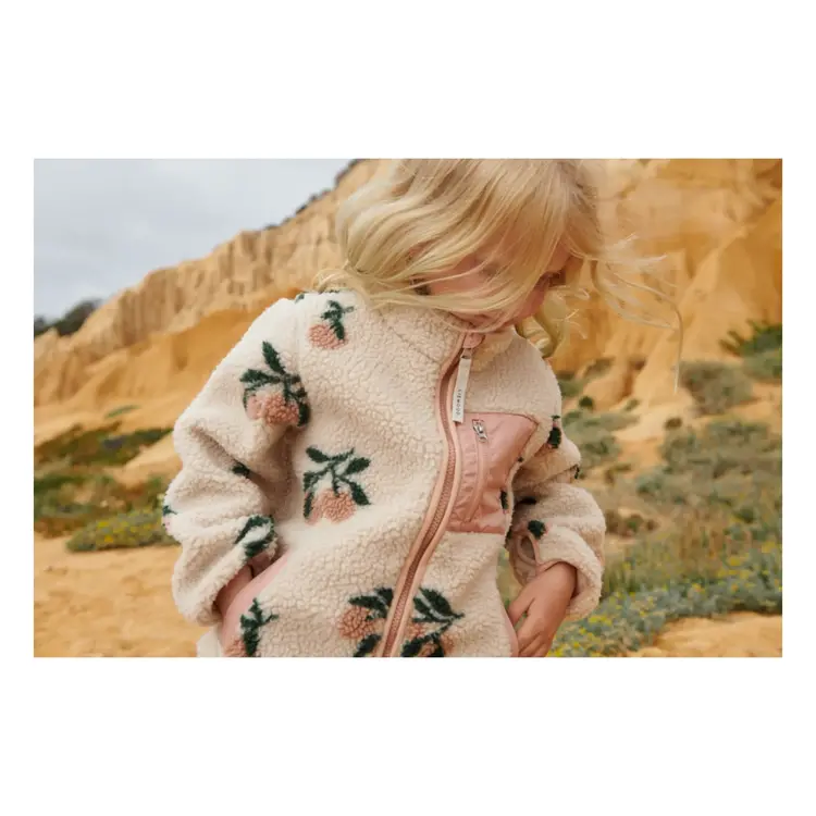 Liewood Nolan Pile Jacket - Peach/Sea Shell