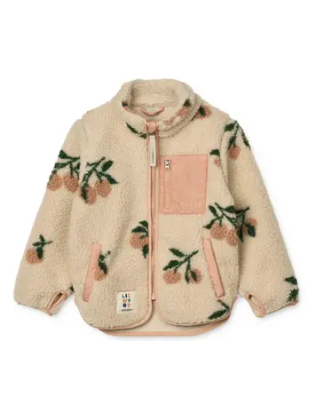 Liewood Nolan Pile Jacket - Peach/Sea Shell