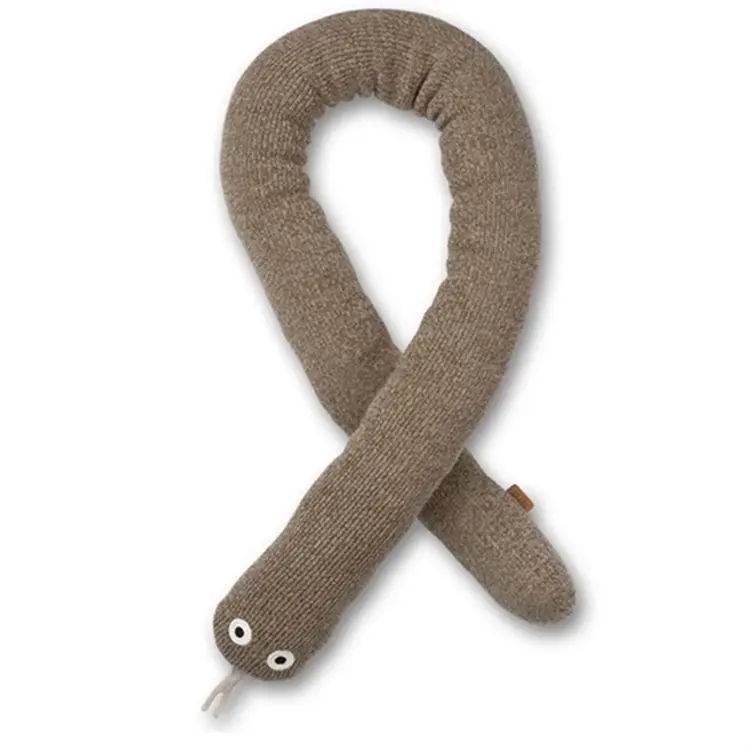 Ferm Living Roy merino wool snake - sugar kelp mel