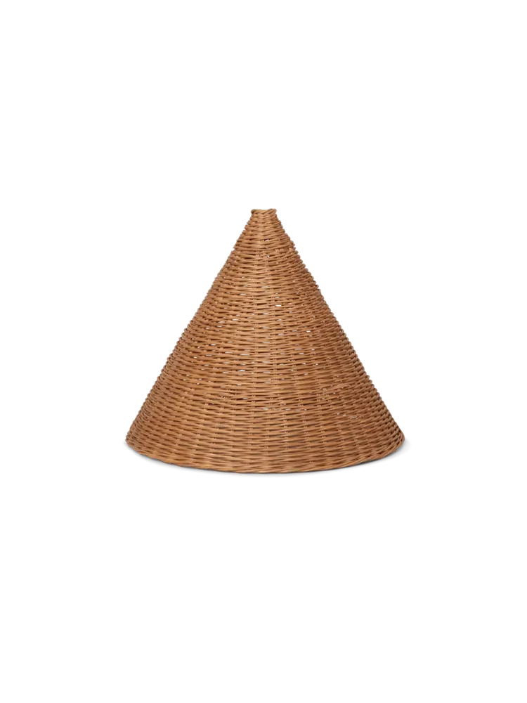 Ferm Living Dou lampshade Ø45 - natural, incl fabric cord set 4m sand