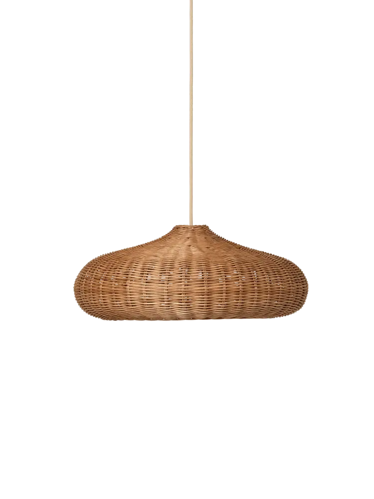 Ferm Living Braided Lampshade - Disc - Natural