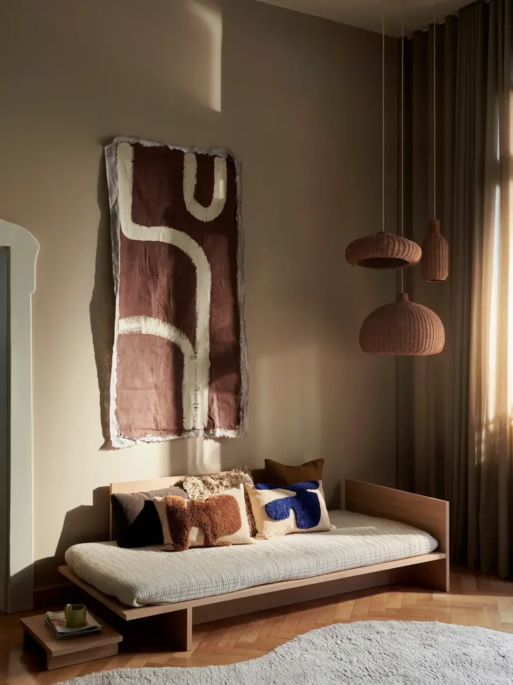 Ferm Living Braided Lampenkap - Belly - Natural