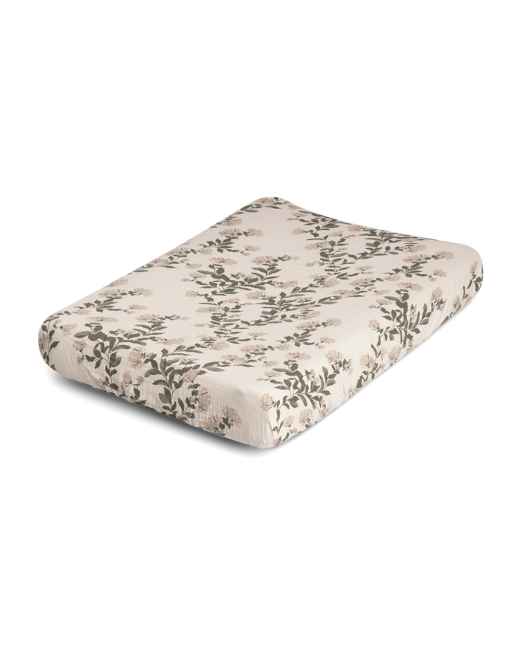 Garbo&friends Muslin Changing Mat Cover - Honeysuckle