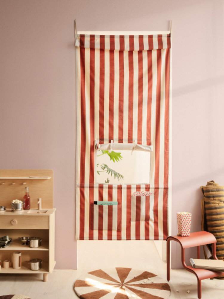 Ferm Living Kids Kiosk Dark Brick/Off-white