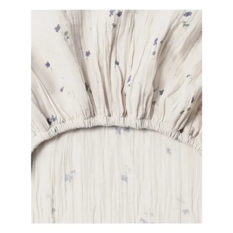 Garbo&friends Muslin Fitted Sheet Junior - Viola