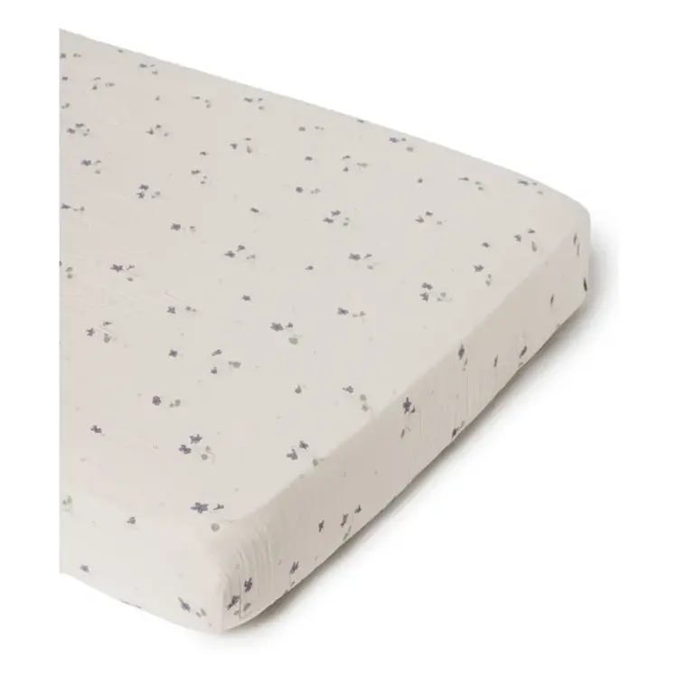 Garbo&friends Muslin Fitted Sheet Junior - Viola