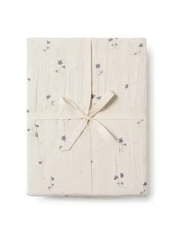 Garbo&friends Muslin Fitted Sheet Junior - Viola