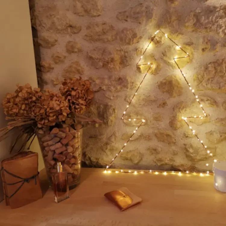 Zoé Rumeau Sculpture lumineuse - Xmas Tree Gold