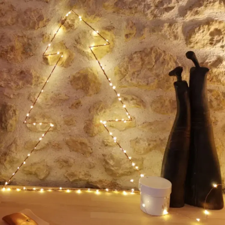 Zoé Rumeau Sculpture lumineuse - Xmas Tree Gold