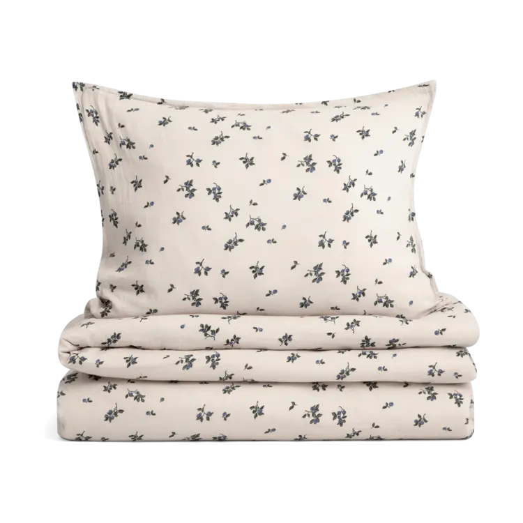 Garbo&friends Muslin Bed Set Blueberry - 1 Person