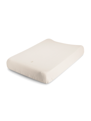 Garbo&friends Muslin Changing Mat Cover - Eggshell