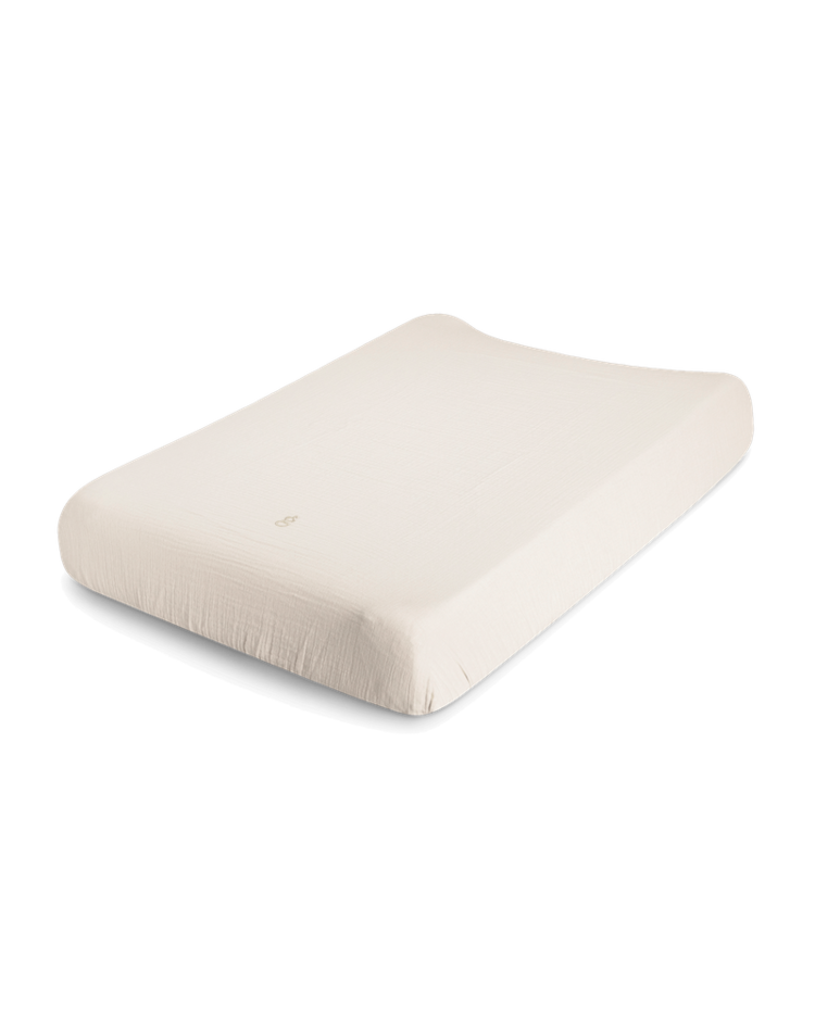 Garbo&friends Muslin Verzorgkussen Hoes- Eggshell- 50x70cm