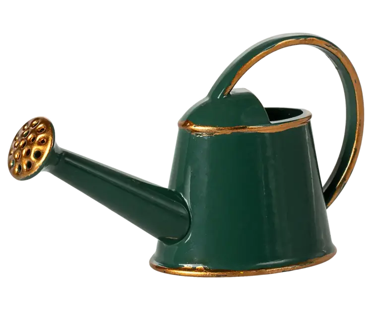 Maileg Watering Can, Mouse - Dark Green