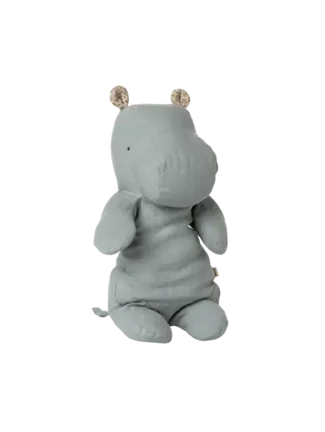 Maileg Safari friends, Hippo, Medium - Blue grey