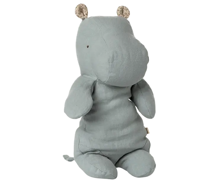 Maileg Safari friends, Hippo, Medium - Blue grey