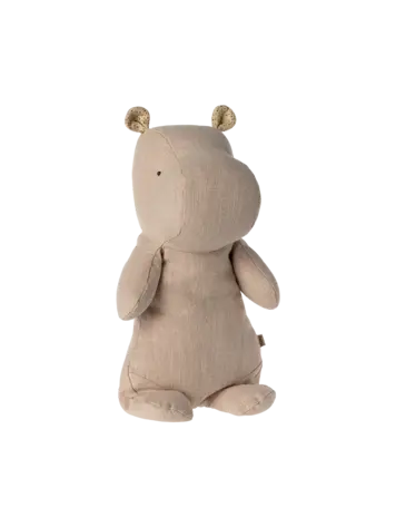 Maileg Safari Friends, Medium Hippo - Light Rose