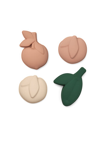 Liewood Gill Sand Moulds 4-pack - Peach