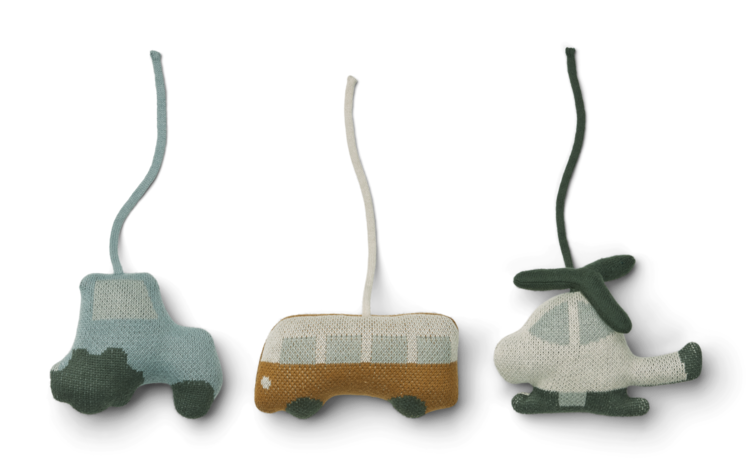 Liewood Grace playgym accessories 3-pack - Vehicles