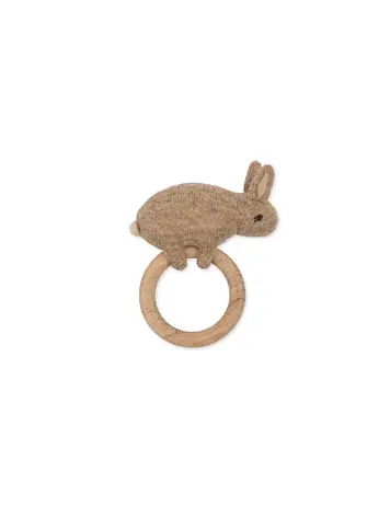 Konges Sløjd Activity Knit Ring Bunny - Beige