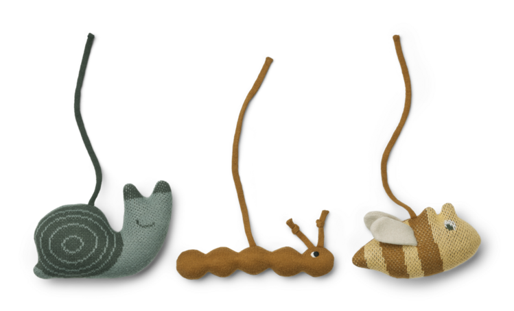 Liewood Grace playgym accessories 3-pack - Nature