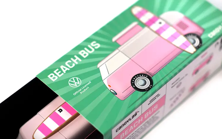 Candylab Americana - VW Beach Bus - Pink