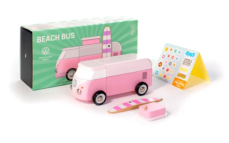 Candylab Americana - VW Beach Bus - Pink