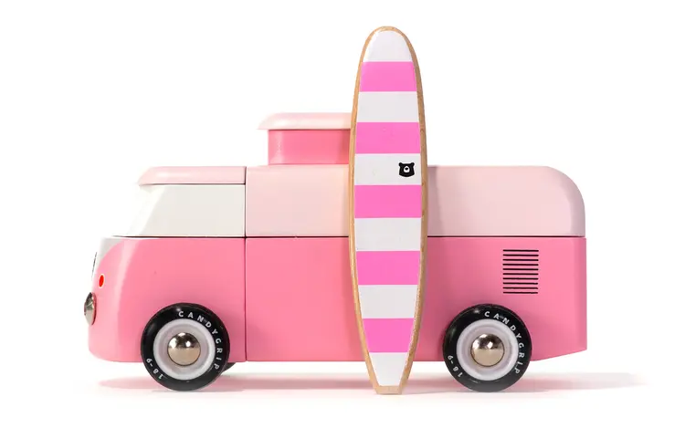 Candylab Americana - VW Beach Bus - Pink