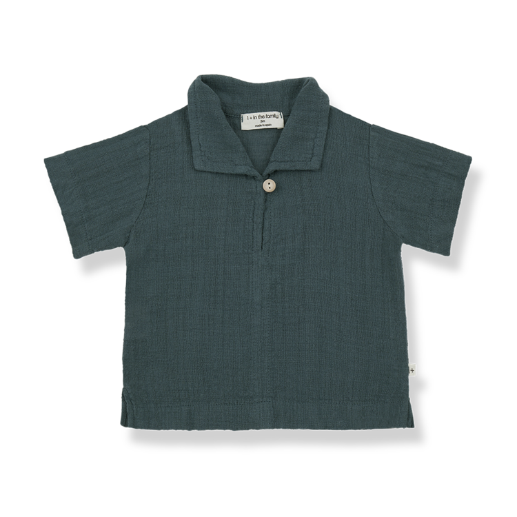 1+ in the family Benet S.Sleeve Shirt - Petroleum
