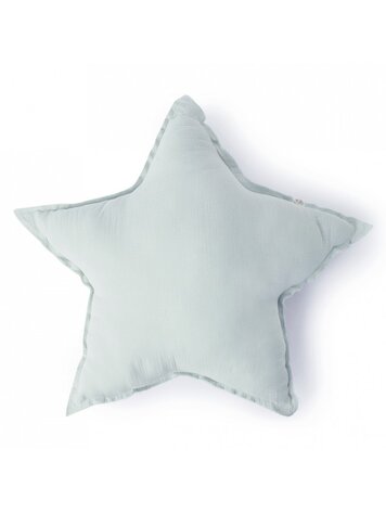Babyshower Grote Ster Kussen - Mint Breeze