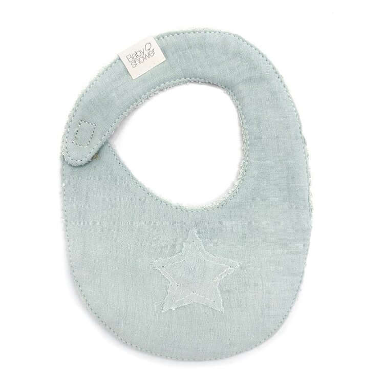 Babyshower Fancy Bib - Mint Breeze