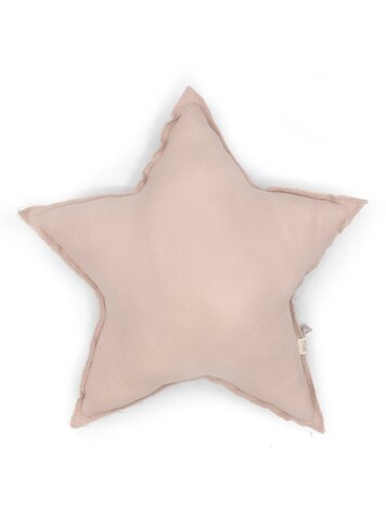 Babyshower Grote Ster Kussen - Nude Powder