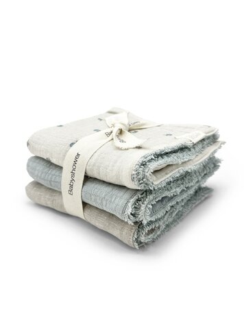 Babyshower 3 Mini- Toweletes Set - Apricot