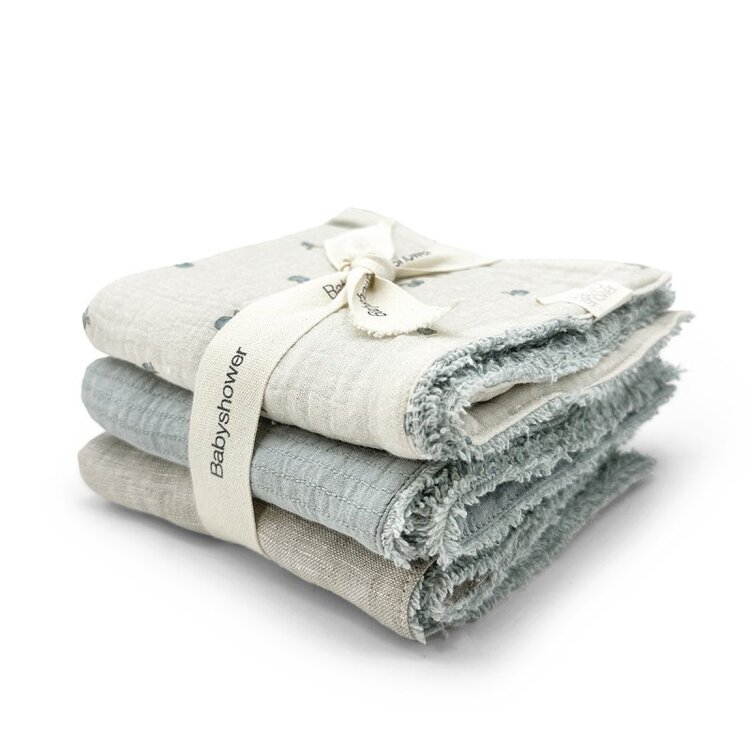 Babyshower 3 Mini- Toweletes Set - Apricot