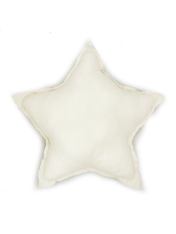Babyshower Ster Kussen - Ivory Powder