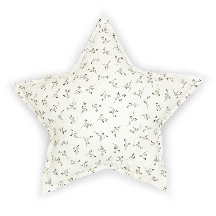 Babyshower Star Cushion - Olive Bloom