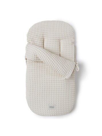 Babyshower Comfort Voetenzak - Gofre Vanilla