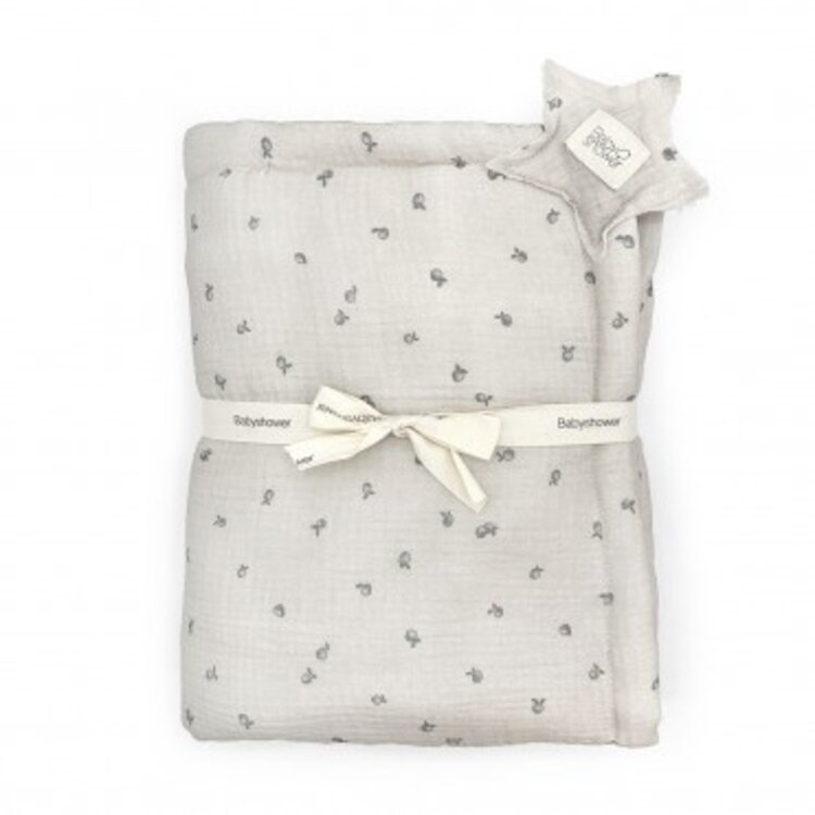 Babyshower Gewatteerd Dekentje - Apricot