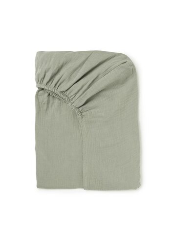 Babyshower Crib Fitted Sheet - Dune Powder