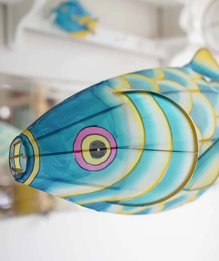 Petit Pan Lampion Karper - Bleu