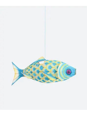 Petit Pan Pendant Lamp Carp - Bleu